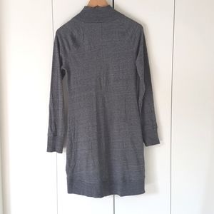 Synergy Organic Clothing | Aspen Dress | Tunic | Mock Neck | Small | Grey | EUC